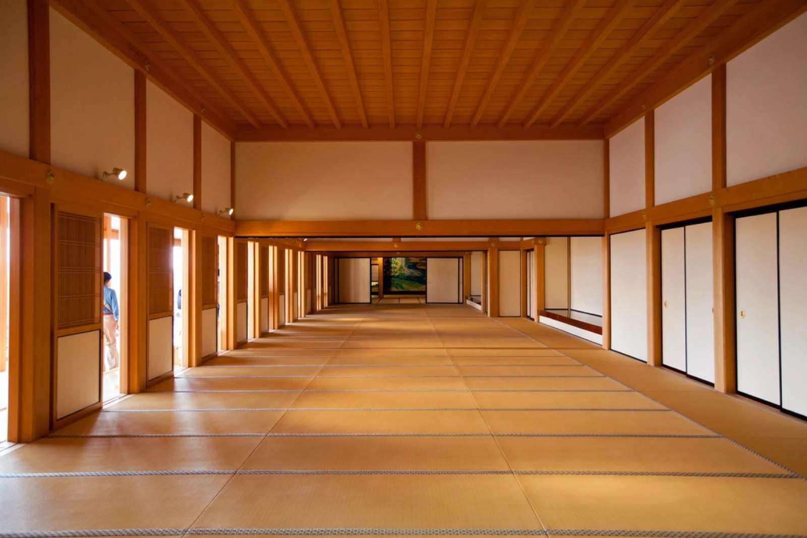 入居者を迎える準備が整った広い和室